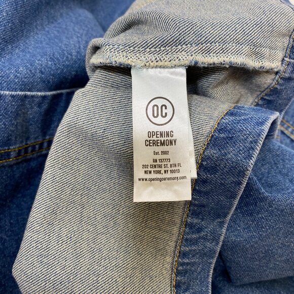 OPENING CEREMONY x CHIFA Denim Oversize Uniform Jacket - Picture 10 of 11